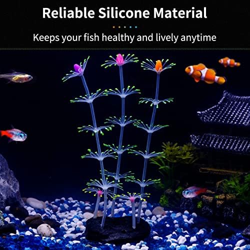 Uniclife artificial fish tank coral weighted base detail