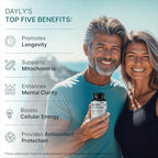 Dayly NAD Complete liposomal formula bottle side view