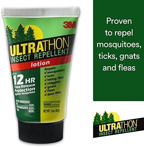 3M time release mosquito protection cream tube back labels