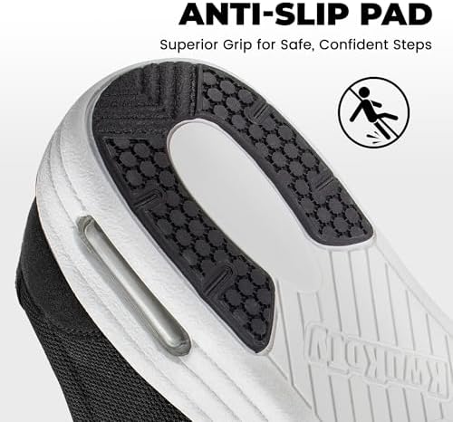 KWUKOTY diabetic footwear being worn to demonstrate easy on and off access.