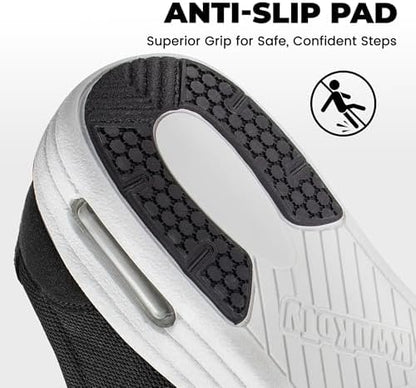 KWUKOTY diabetic footwear being worn to demonstrate easy on and off access.