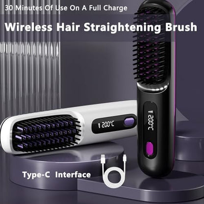 Santvolo Go Brush Pro styling short hair demonstration