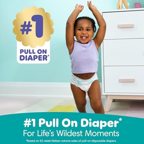 Back view of the imported Pampers packaging displaying ingredients and hypoallergenic certifications