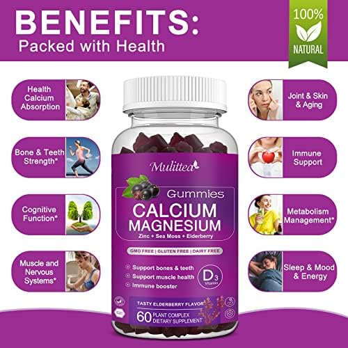 Mulittea plant based calcium gummy texture
