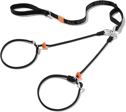 Howgo Double Slip Leash Slip Lead with Two Handles| Dual Dog Slip Lead for 2 Dogs,360 degrees Swivel No Tangle | Dog Training Collar | Double Clip Leash Coupler and Splitter (Multicolor, 6FT) - Image 10