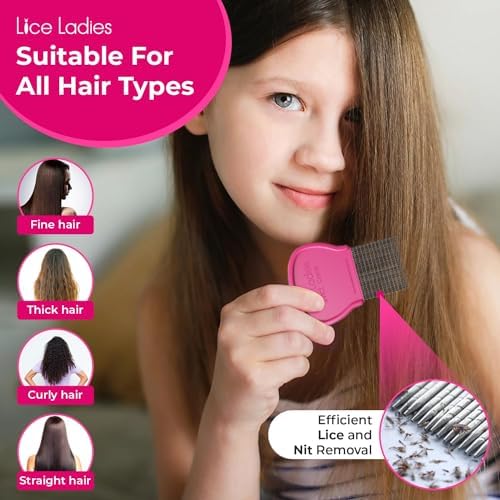 Durable metal lice comb for kids and adults personal care