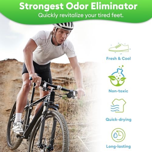 Pixiewink liquid odor eliminator formula for leather and gym shoes.