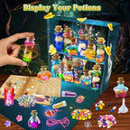 Jopsheen potion set with display stand and ingredients