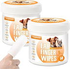 Kopmath Ear Cleaner Finger Wipes for dogs and cats front view