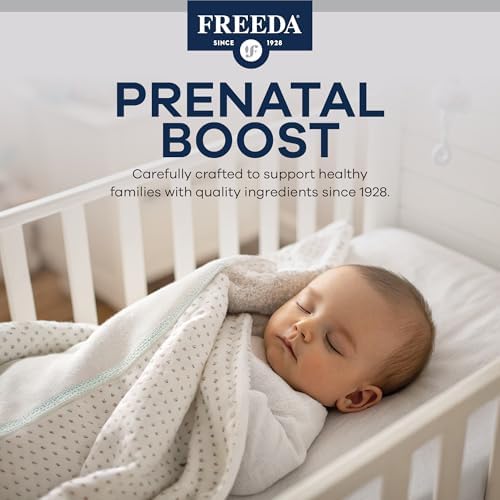 Freeda Mini Prenatal Vitamin bottle packaging and cap