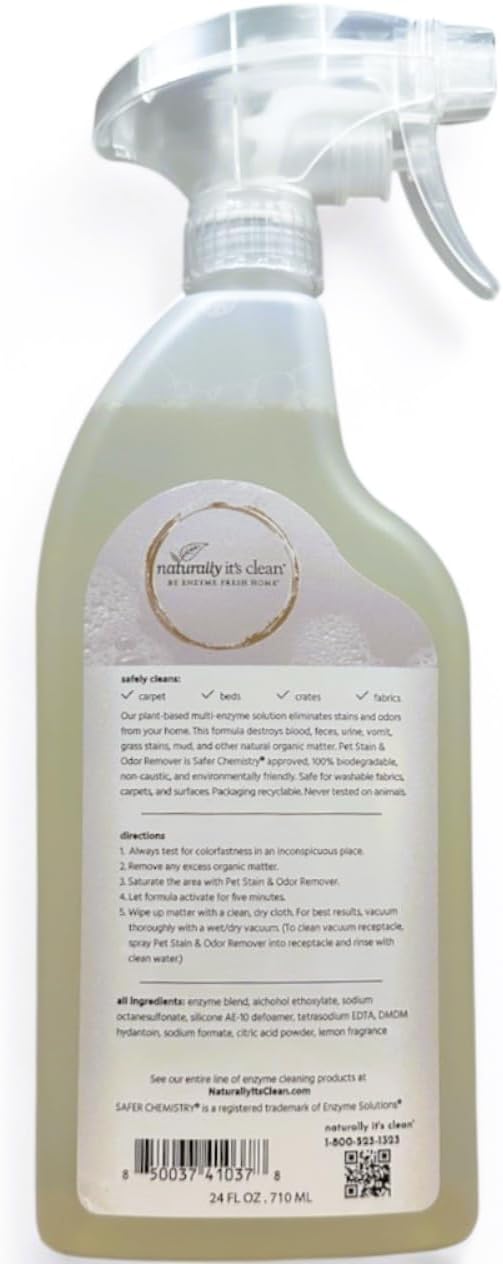 Naturally It's Clean pet stain cleaner spray nozzle detail
