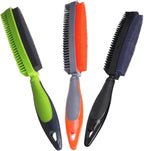 Rubber Pet Hair Removal Brush for Couch Clothes Dog Cat Pet Hair Carpet, Also Used as Dog Cat Bath Brush with Massage Effect (orange) - Image 12