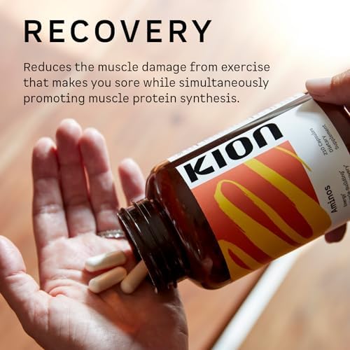 Kion essential amino acids supplement bottle close up