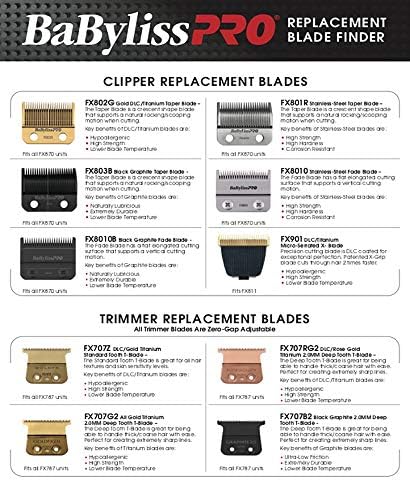 Premium metal housing design of BaBylissPRO professional trimmer highlighting the hanging hook