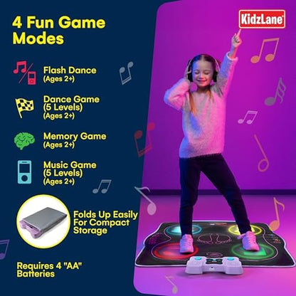 Foldable Kidzlane dance mat for easy storage