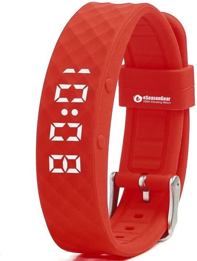 VB80 12 Alarm Vibrating Watch, Silent Vibration Shake Wake ADHD Medication Reminder - Image 11