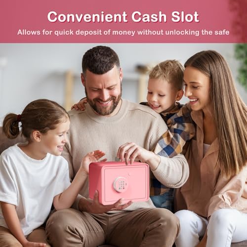 GoldenKey small cash box digital keypad and manual key lock close up