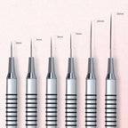 Komall metallic nail brush set in premium packaging