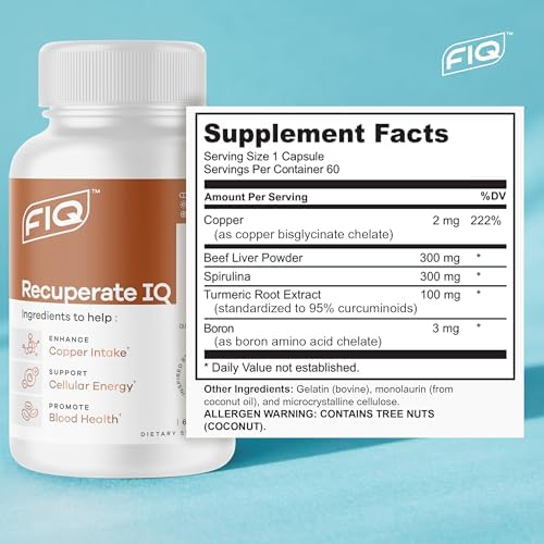FIQ Recuperate IQ bottle side profile