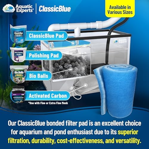 Aquatic Experts aquarium filter media in use