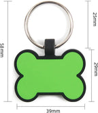 EDSG flexible lightweight custom pet ID tag with split ring