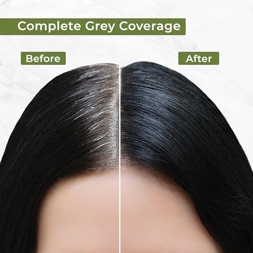 Indus Valley salon influenced damage free hair coloring kit details emphasizing hydrogen peroxide free formulation.