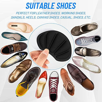 Close up of breathable mesh material on shoe heel protector pads