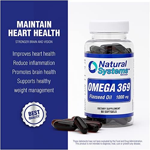 Natural Systems Naturasys Omega 3 6 9 supplement label details