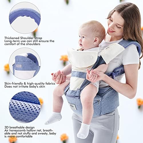 Bellababy baby carrier adjustable straps and waist belt