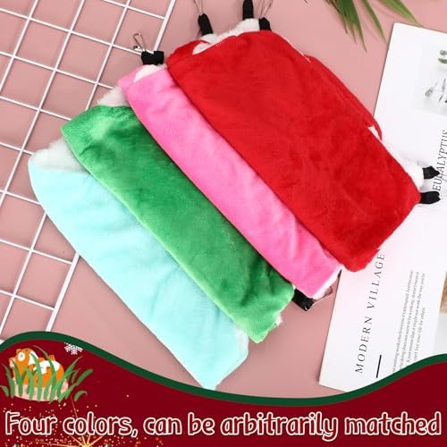Red and green double layer rat accessories set displayed flat.