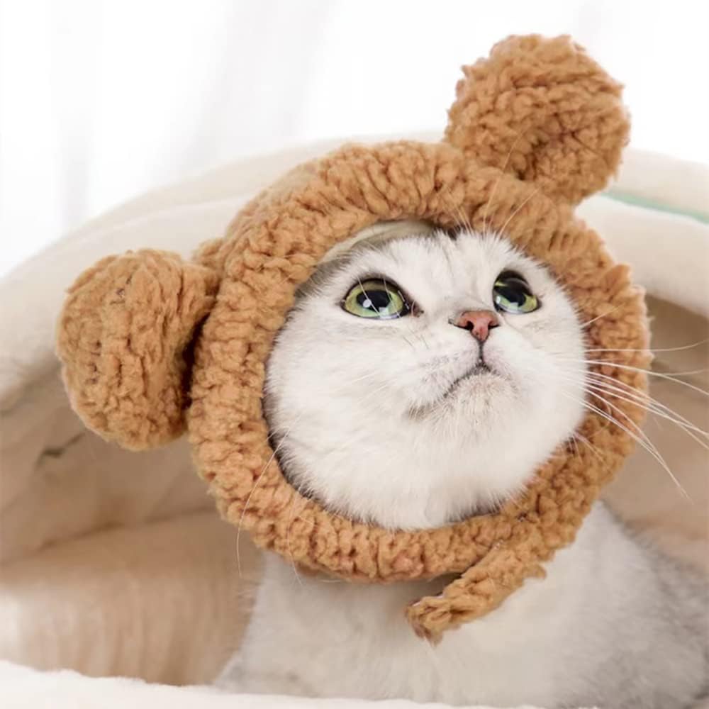 Joicee adjustable small pet costume hat showing soft fabric detail