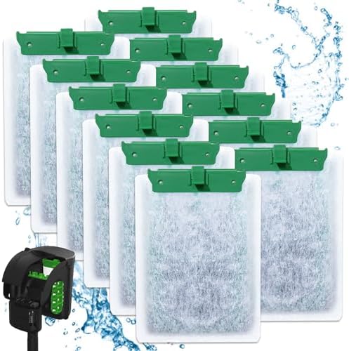 Cunina replacement fish tank filter cartridges three layer filtration