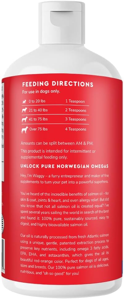 Premium dog food topper liquid omega fatty acid supplement for multi pet households