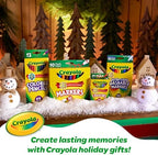 Kids playing with the imported Crayola dinosaur arts and crafts kit