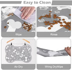 Diatom mud leather pet feeding mat texture