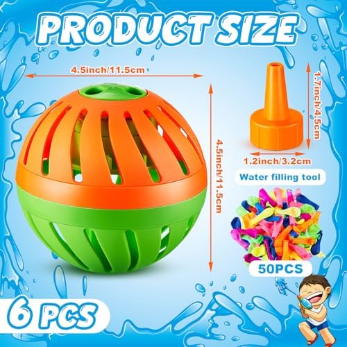 Close up of Vertintong reusable splash toy showing the adjustable countdown timer dial on top