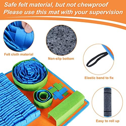 Small dog engaging with the interactive dog stimulation mat