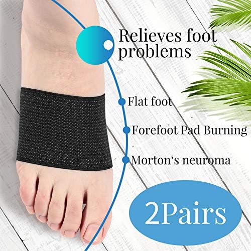 Unisex Geyoga arch support braces with gel padding for flat feet and heel spur pain management.