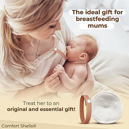 Comfort Shells nursing pad kit contents layout