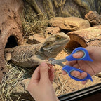 Larrel blue chameleon and bird claw trimmer dimensions and lightweight design
