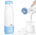 Buxizq Kindersense portable bottle warmer front view with digital display