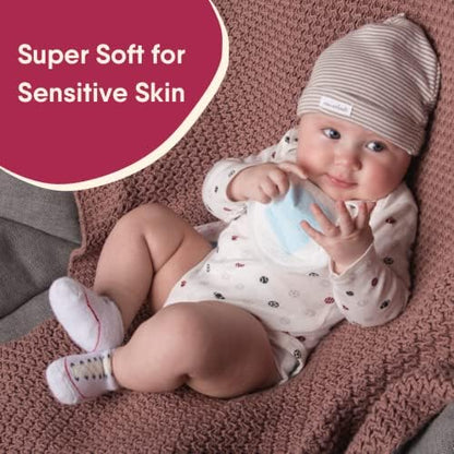 NatureBond breastfeeding pads demonstrating contoured shape and adhesive strips