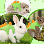 YBEATY small animal harness packaging contents including the green geometric vest and durable walking rope