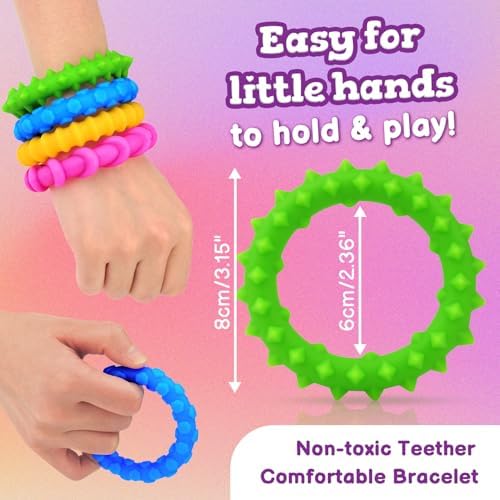 Sensory fidget bracelet assortment for classroom use
