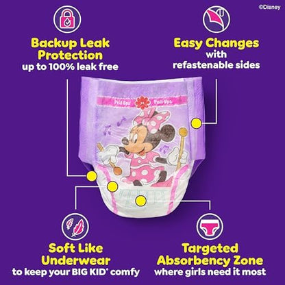 Back view of the absorbent pull up pants showcasing the comprehensive leak protection coverage.