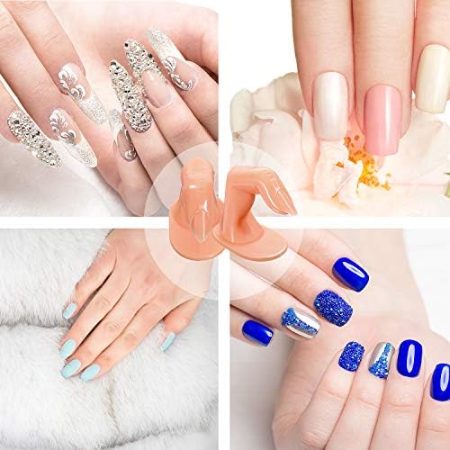 Twenty piece plastic manicure training fingers for salon professionals