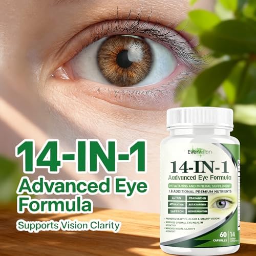 Wuliao Evervision advanced eye formula supplement bottle angles