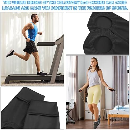 Lightweight breathable ostomy bag protector for men and women