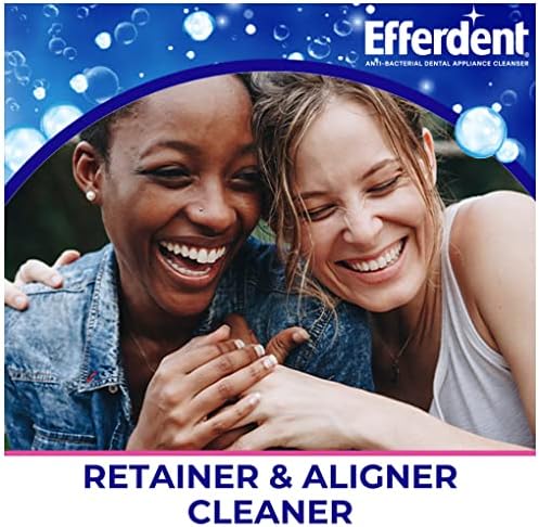 Efferdent premium clear aligner and nightguard daily cleaning tablets imported packaging