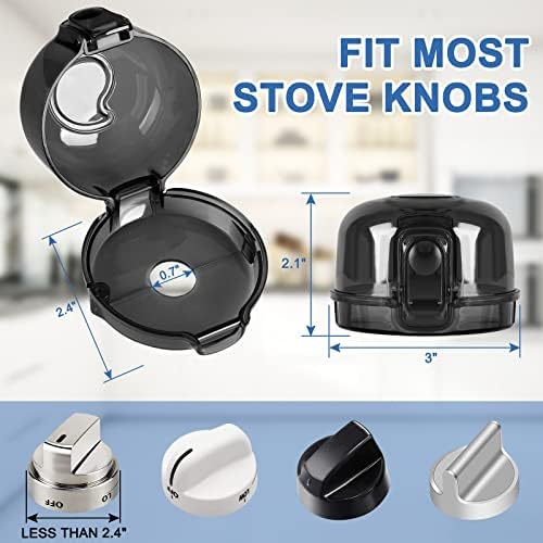 Grenfu kitchen safety kit with oven lock and knob guards